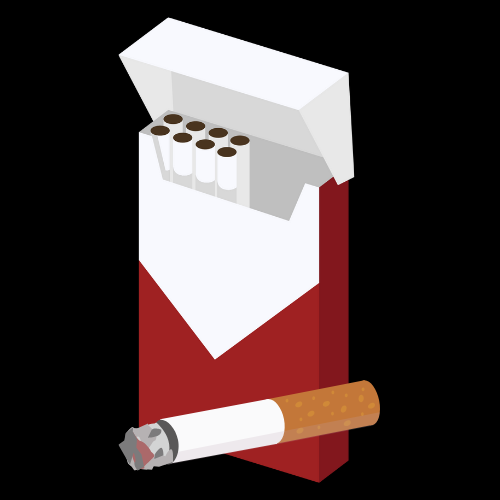 Picture of a cigarette packet